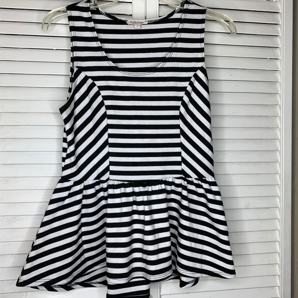 Black and white high low top